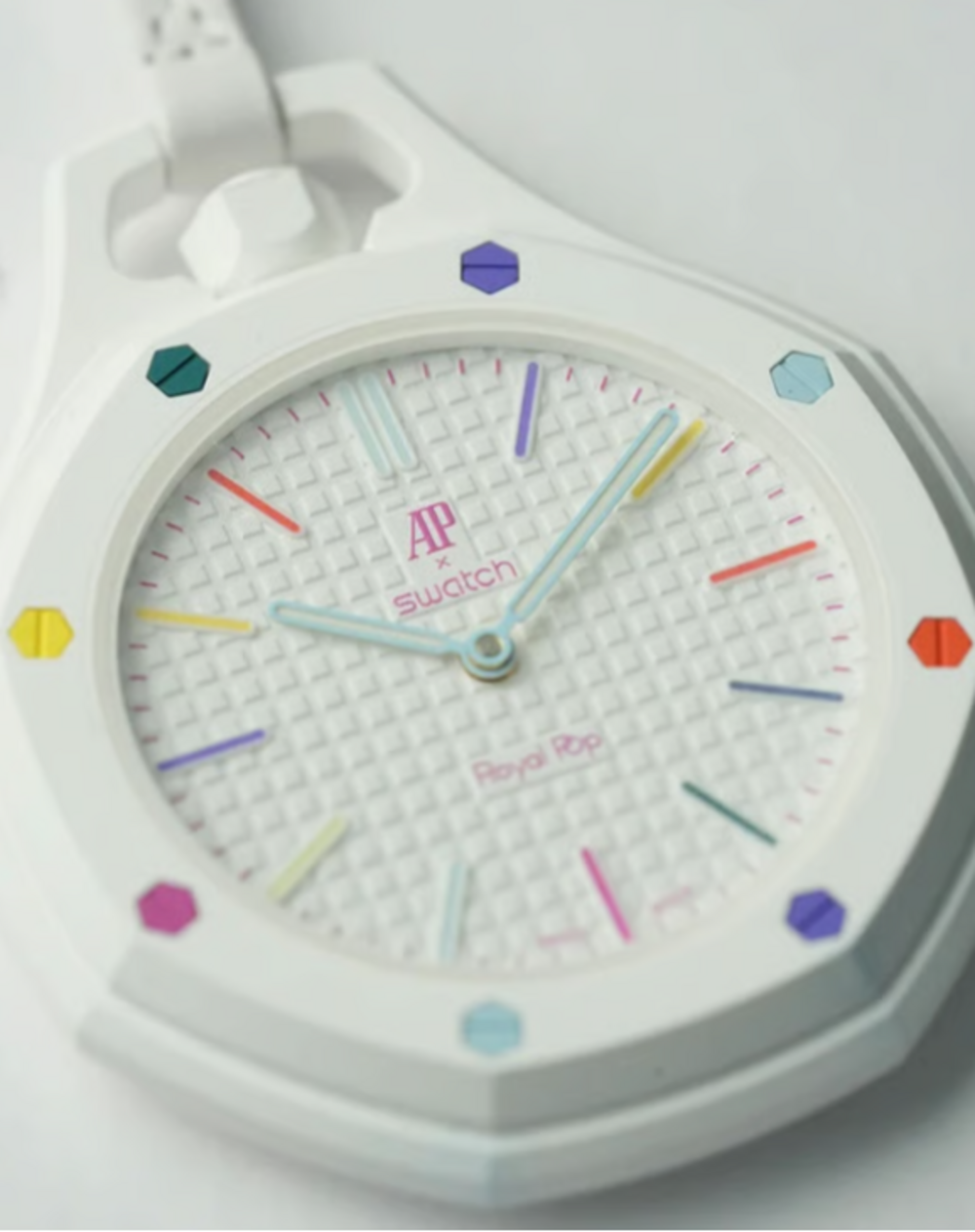 Audemars Piguet x Swatch Royal Pop White Strap Watch - Picture 5 of 5